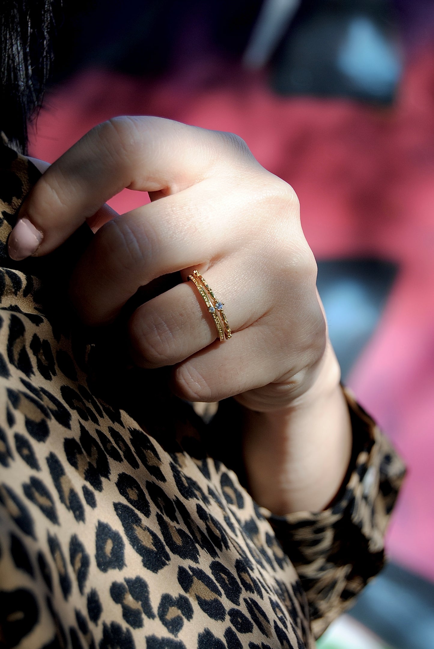 Anillo doble Venus